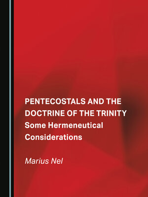 cover image of Pentecostals and the Doctrine of the Trinity